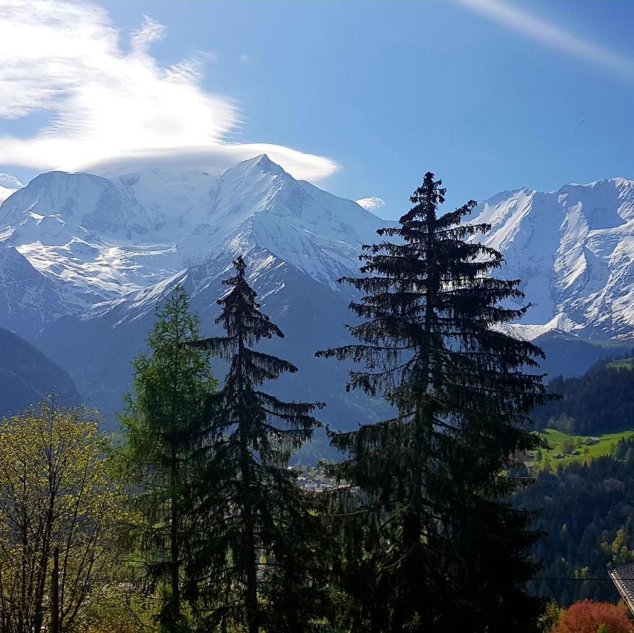Appartement Saint Gervais Les Bains Vue Imprenable Mont Blanc Экстерьер фото